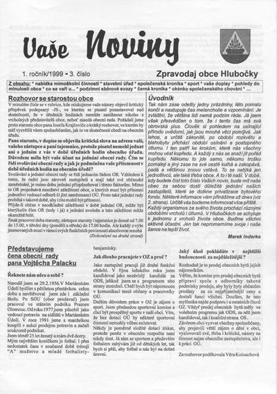 Zpravodaj č. 1999/3