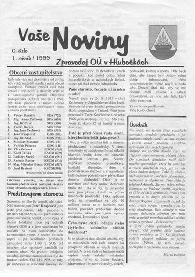 Zpravodaj č. 1999/0