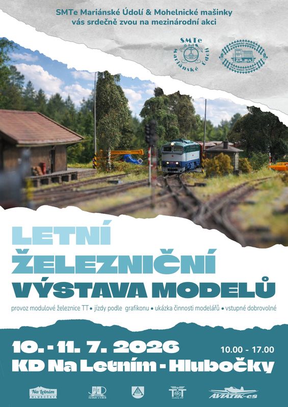 Letní železniční výstava modelů