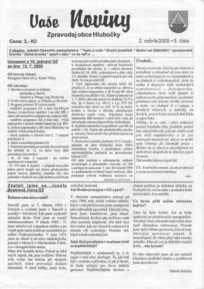 Zpravodaj č. 2000/5