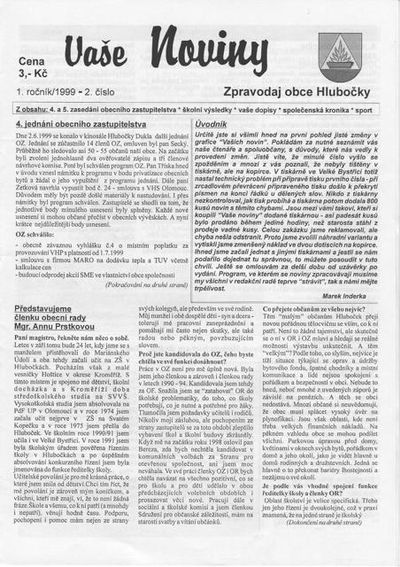 Zpravodaj č. 1999/2