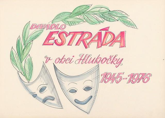 Fotokronika obce Hlubočky - kultura a divadlo - 1945 - 1976