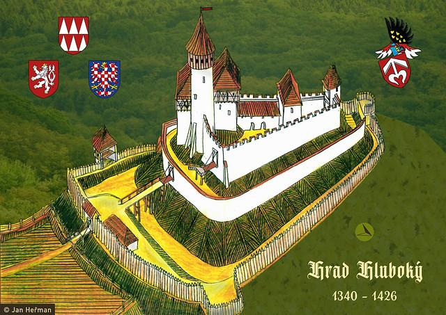 Hrad Hluboký (1340–1426)