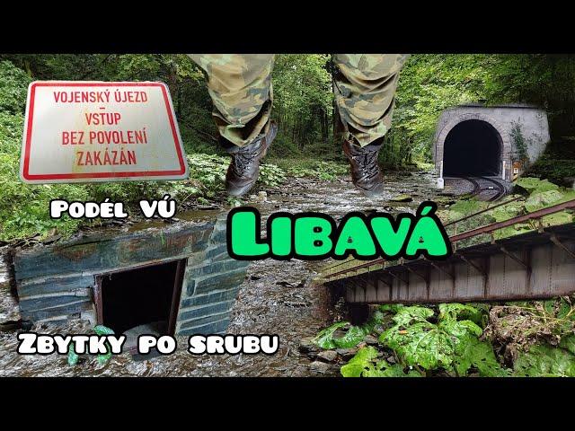 Vandr podél VÚ Libavá | údolí Bystřice | starý trampský srub